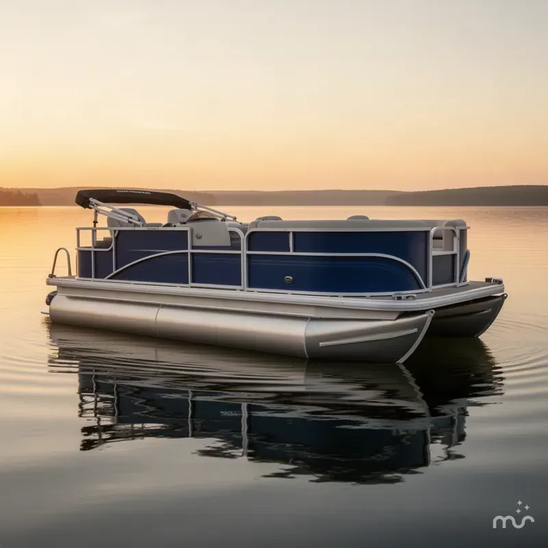 The Image of Sun Tracker Party Barge 16 DLX 2027 - 0