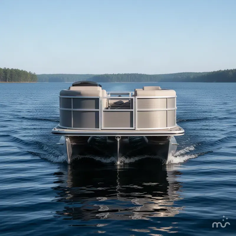 Slide: The Image of Bentley Pontoons Legacy 223 Swingback 2027 - 1
