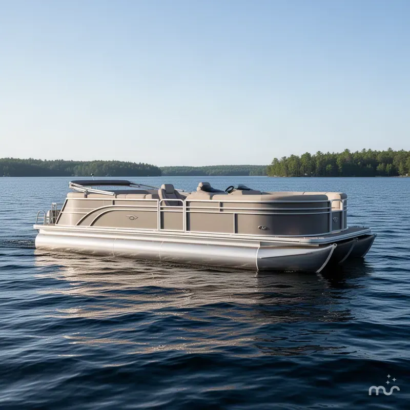Slide: The Image of Bentley Pontoons Legacy 223 Swingback 2027 - 2