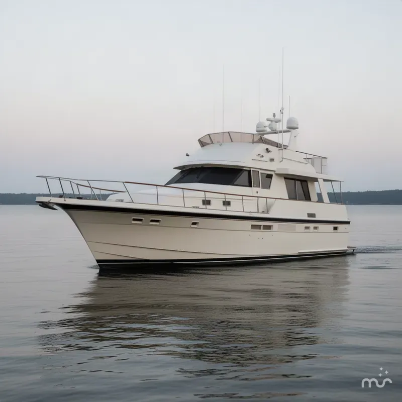 Slide: The Image of Hatteras 54 Motor Yacht 1987 - 2