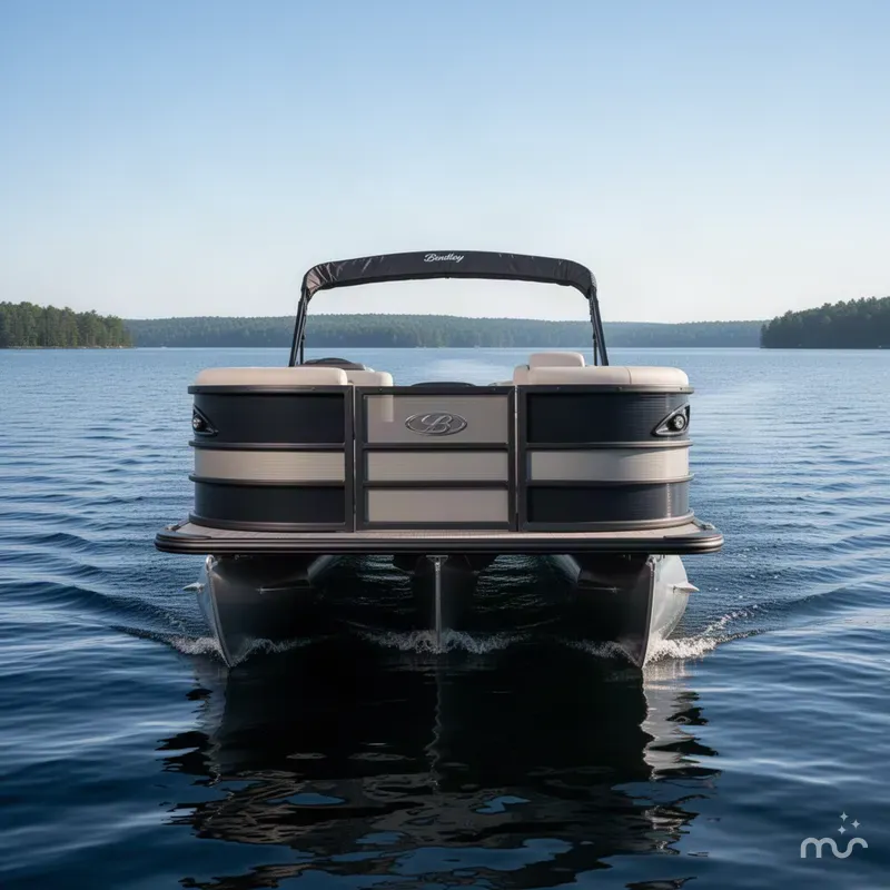 Slide: The Image of Bentley Pontoons Legacy 220 Navigator 2026 - 2