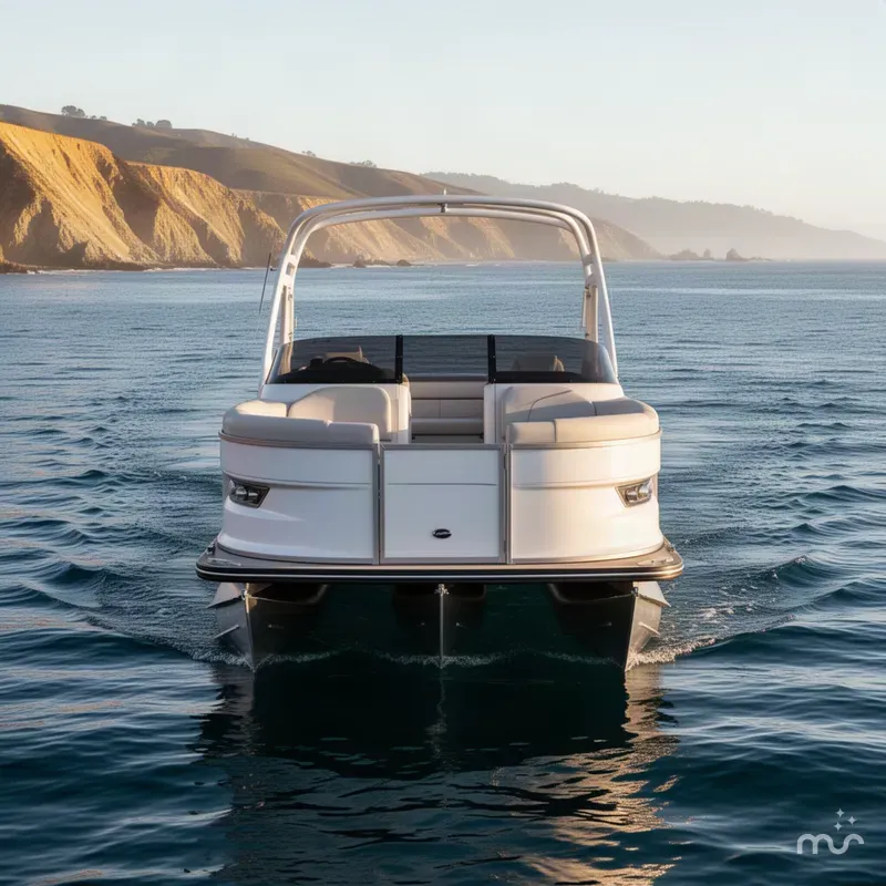 Slide: The Image of Avalon Excalibur LTD Flex Lounge Windshield - 25' 2027 - 1