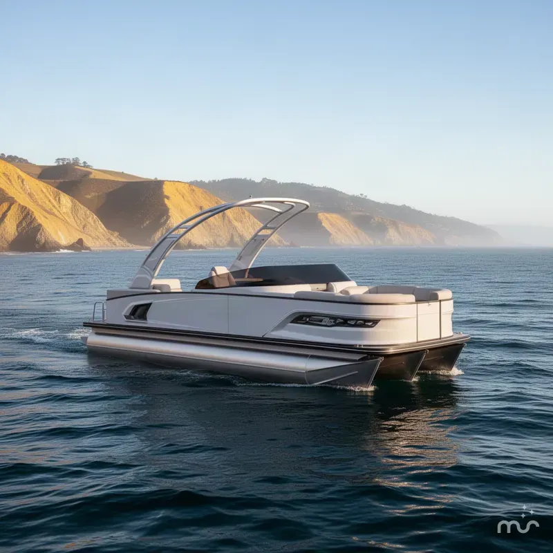 Slide: The Image of Avalon Excalibur LTD Flex Lounge Windshield - 25' 2027 - 2
