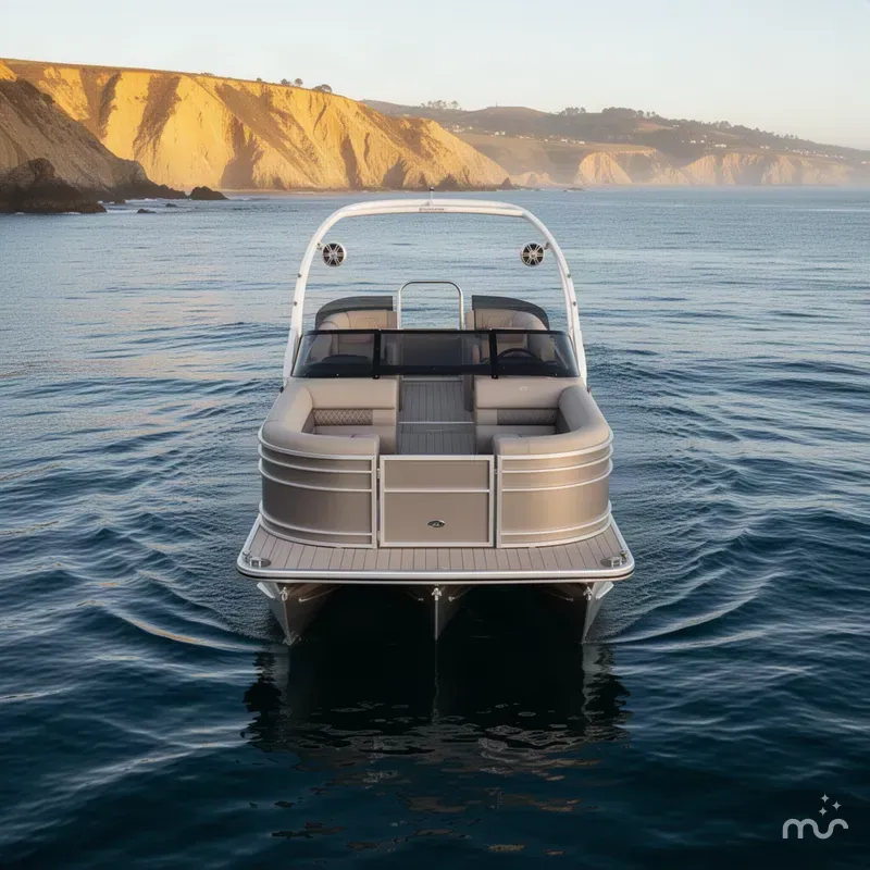 Slide: The Image of Avalon Excalibur LTD Quad Lounge Windshield - 27' 2027 - 2