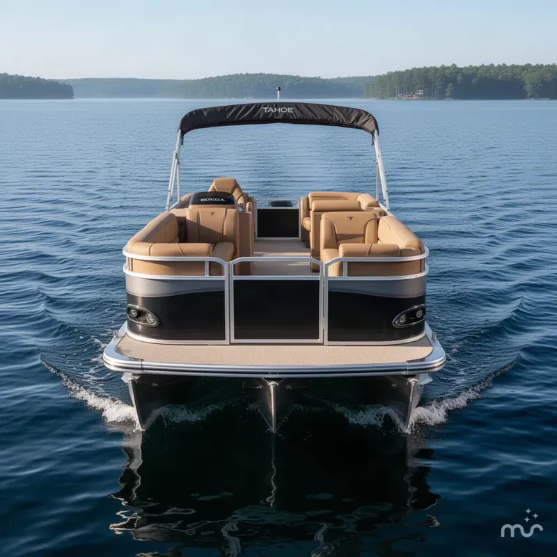 Slide: The Image of Tahoe Sport 2380 Cruise Rear Bench (CRB) & Honda 4-Stroke EFI 2026 - 1