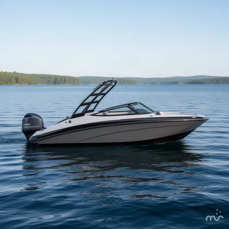 Slide: The Image of Yamaha AR192 Jet Boat 210HP Supercharged 1.8L & Single Axle Trailer 2016 - 2