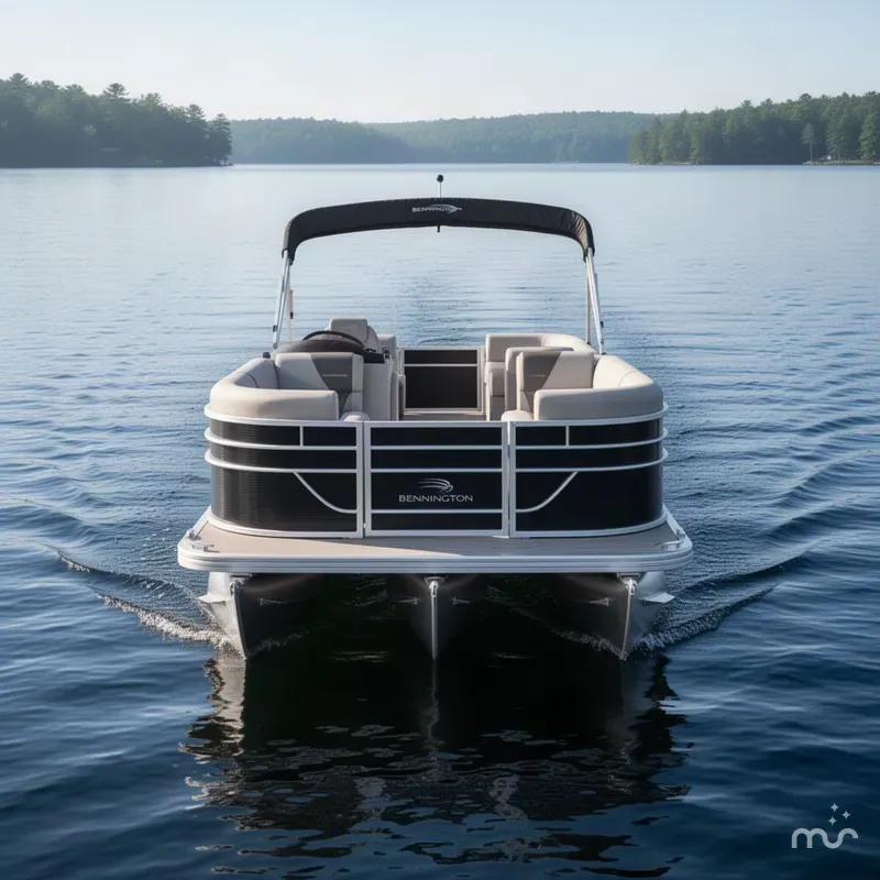 Slide: The Image of Bennington S-One Quad Bench 22 S1SR Pontoon 2027 - 3