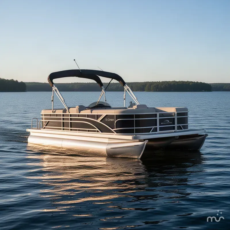 Slide: The Image of Bennington S-One Quad Bench 20S1SR Pontoon 2027 - 2