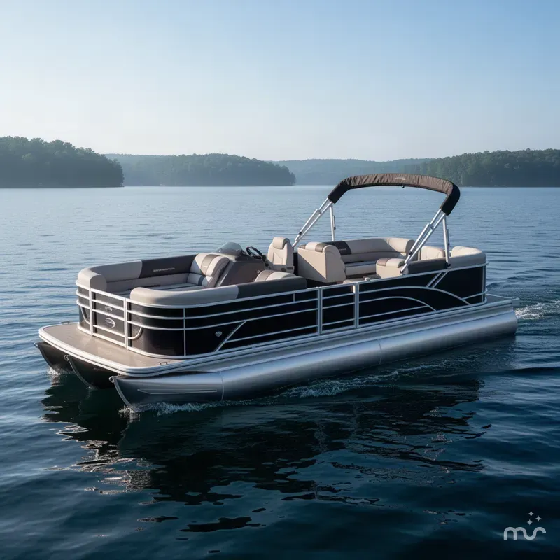 Slide: The Image of Bennington S-One Quad Bench 22 S1SR Tritoon 2027 - 1