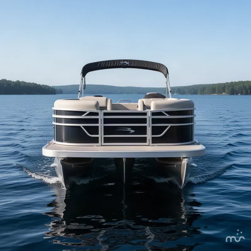 Slide: The Image of Bennington S-One Quad Bench 22 S1SR Pontoon 2027 - 2