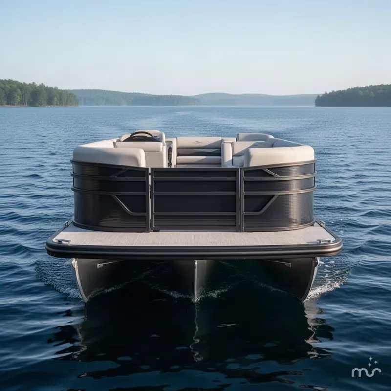 Slide: The Image of Bennington S-One Quad Bench 22 S1SR Tritoon 2027 - 1