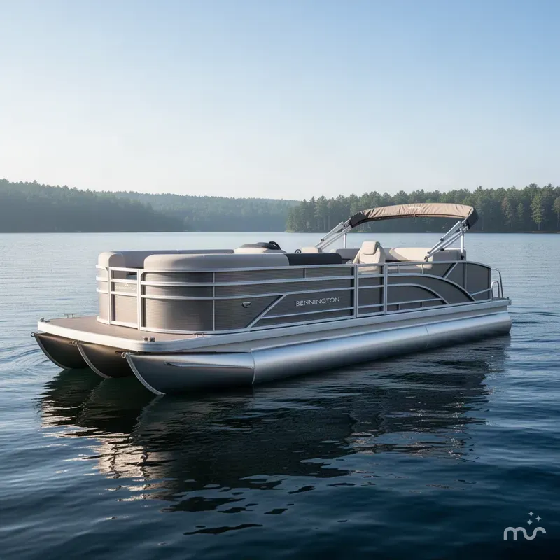 Slide: The Image of Bennington S-One Swingback 22 S1SB Pontoon 2027 - 2