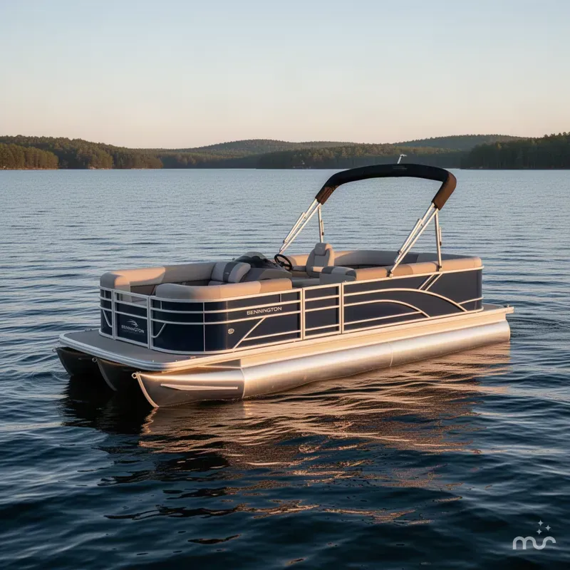 Slide: The Image of Bennington S-One L Bench 20 S1L Pontoon 2027 - 2