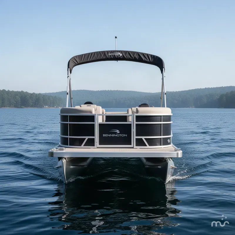 Slide: The Image of Bennington S-One Quad Bench 20S1SR Pontoon 2027 - 2