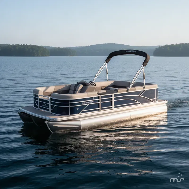 Slide: The Image of Bennington S-One L Bench 20 S1L Pontoon 2027 - 2