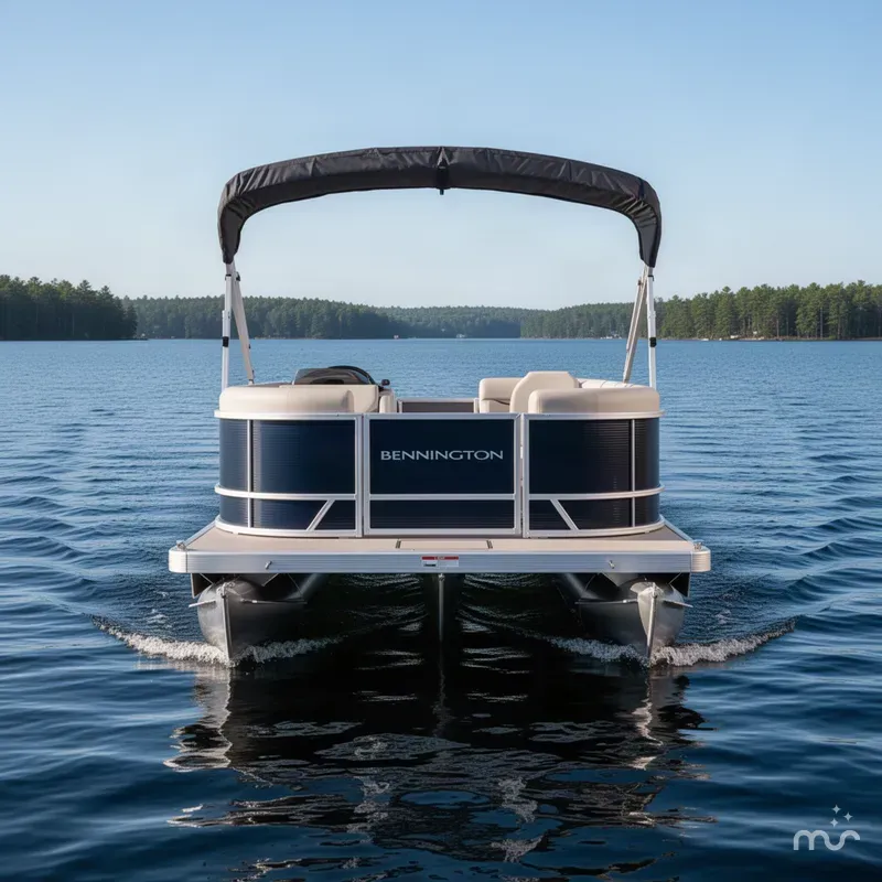 Slide: The Image of Bennington S-One Quad Bench 20 S1SR Pontoon 2027 - 1