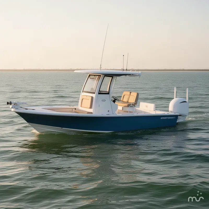 Slide: The Image of Sportsman Masters 247OE Bay Boat 2027 - 2