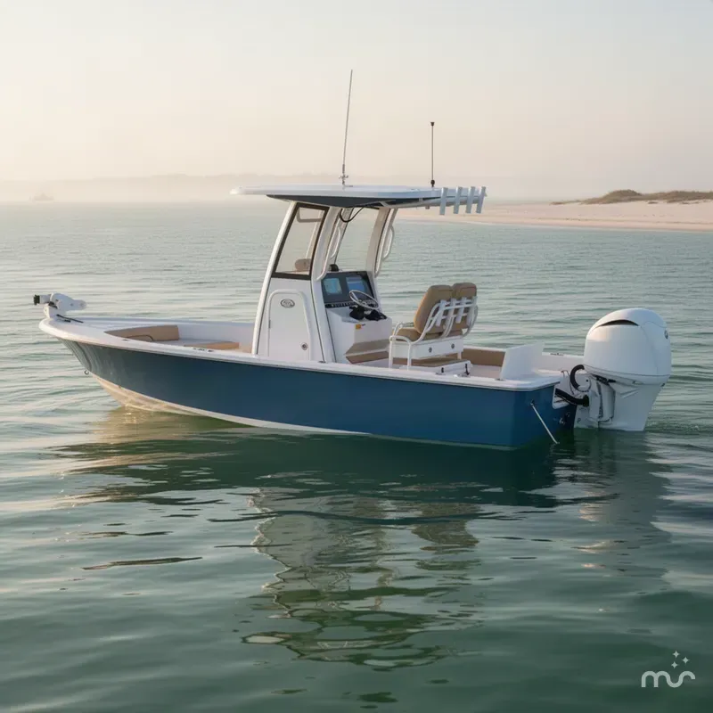 Slide: The Image of Sportsman Masters 247OE Bay Boat 2027 - 2