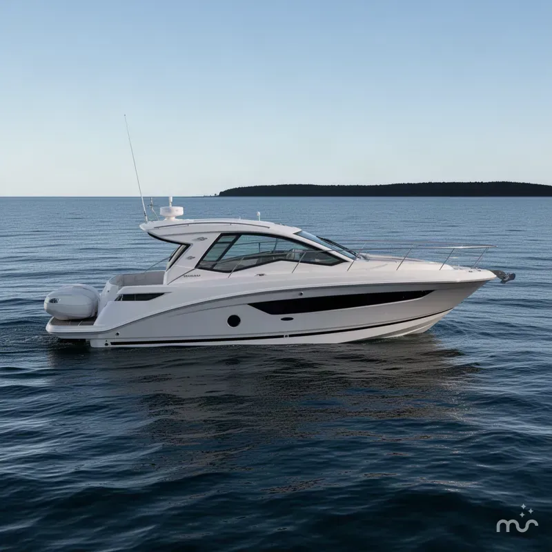 Slide: The Image of Sea Ray Sundancer 350 Coupe 2018 - 2