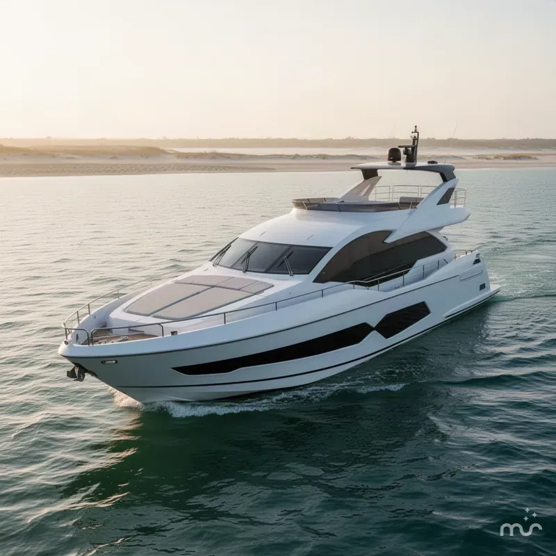 Slide: The Image of Sunseeker 76 Yacht 2022 - 2