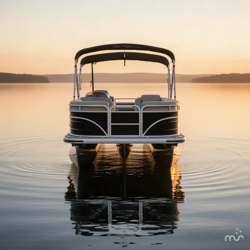 Slide: The Image of Sun Tracker Fishin' Barge 22 DLX w/115HP Pro-XS 4 Stroke 2026 - 3