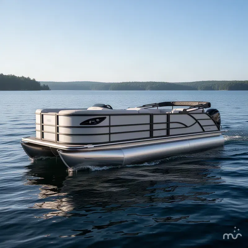 Slide: The Image of Bentley Pontoons LEGACY 220 QSB 2027 - 2