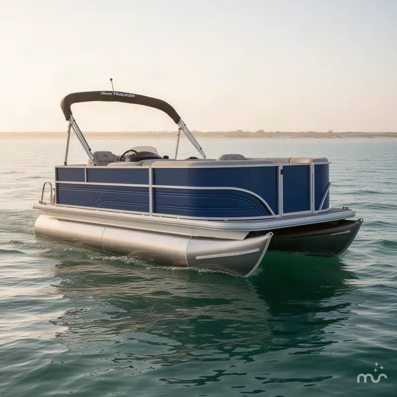 The Image of Sun Tracker Party Barge 16 DLX 2027 - 0