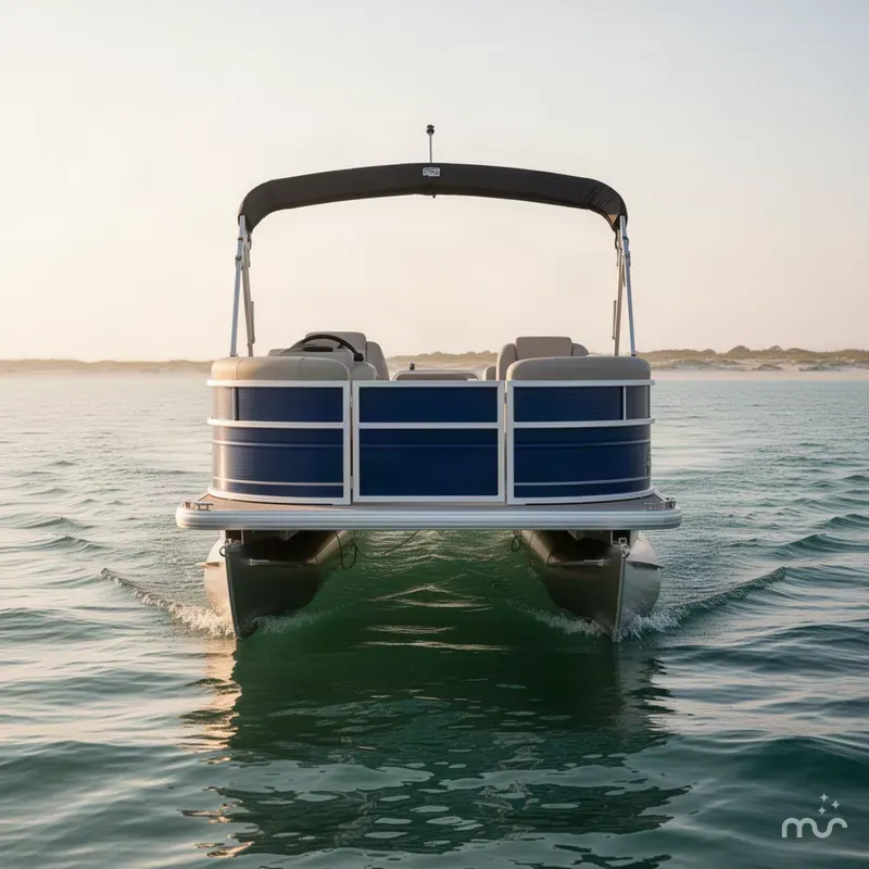 Slide: The Image of Sun Tracker Party Barge 16 DLX 2027 - 2