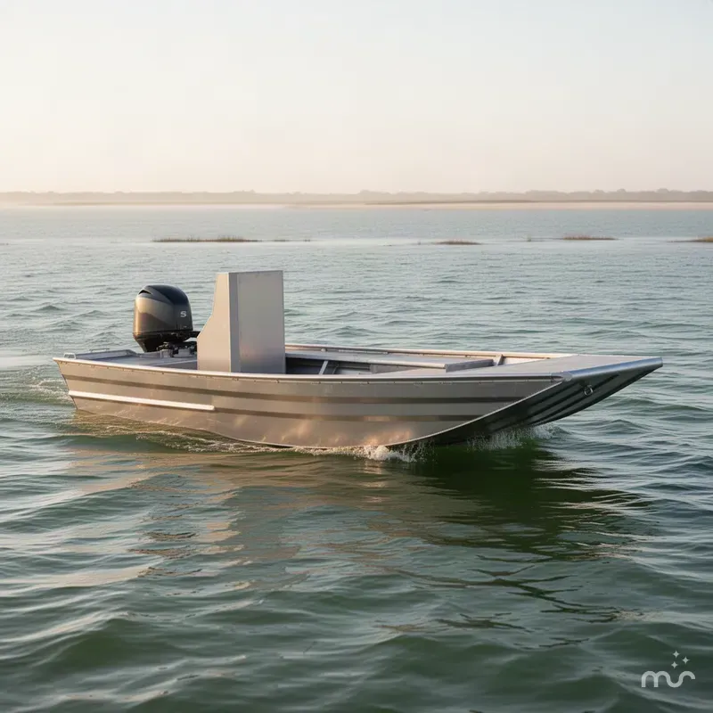 The Image of Riverside 18' Custom Mud Boat 2023 - 0