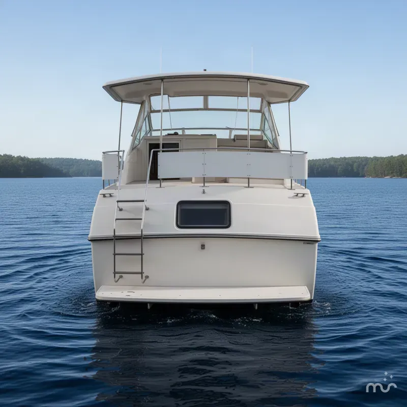 Slide: The Image of Carver Yachts 38 Aft Cabin Motor Yacht 1988 - 2