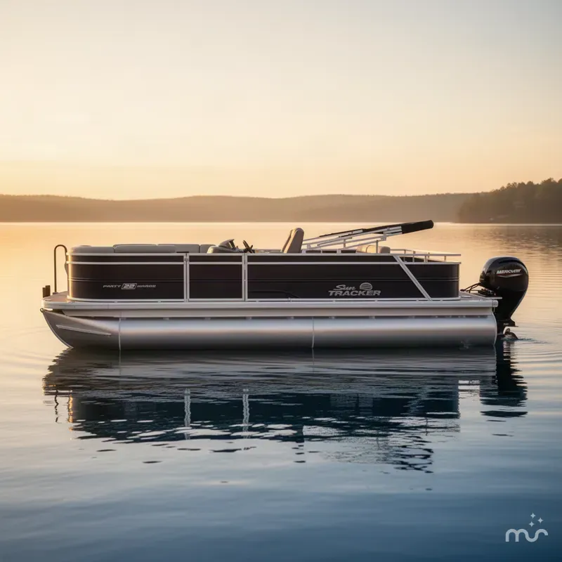 The Image of Sun Tracker Party Barge 22 RF DLX 2026 - 0