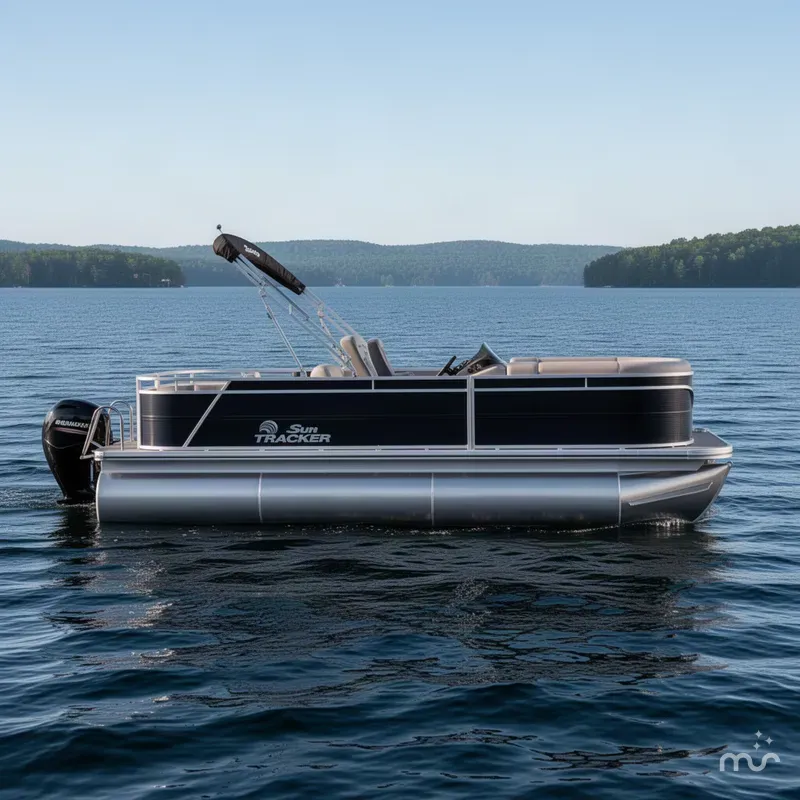 The Image of Sun Tracker Party Barge 22 RF DLX 2027 - 0