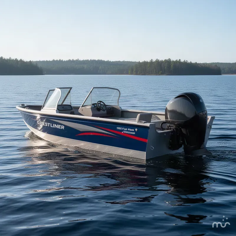 Slide: The Image of Crestliner 1950 Fish Hawk 2015 - 1
