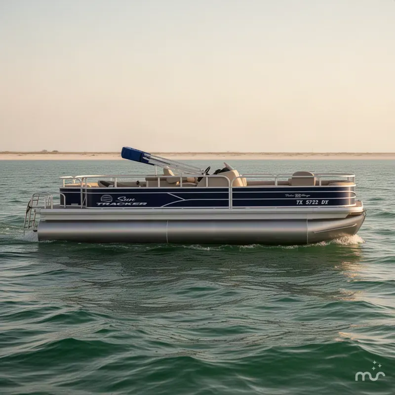 The Image of Sun Tracker Fishin' Barge 22 DLX 2017 - 0