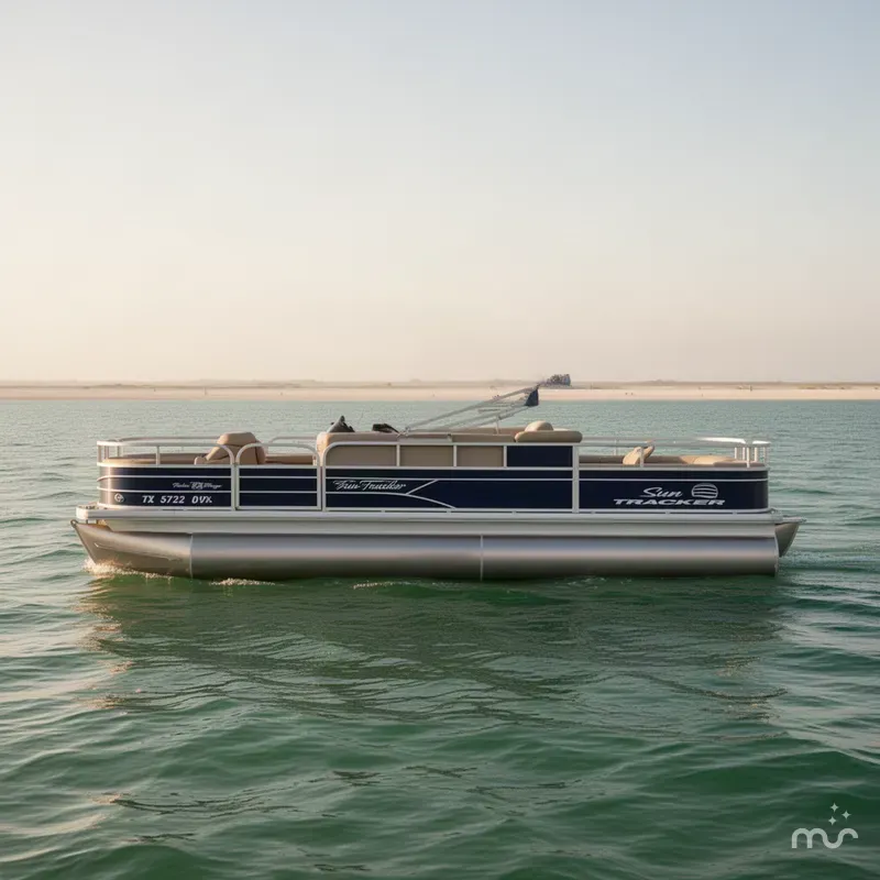 Slide: The Image of Sun Tracker Fishin' Barge 22 DLX 2017 - 1