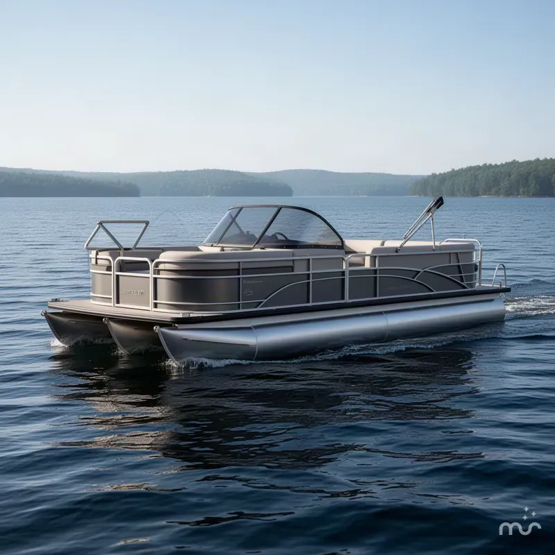 The Image of Avalon Catalina Quad Lounge Shift Windshield - 25' 2027 - 0