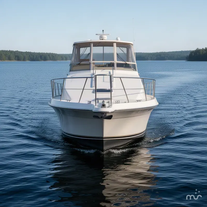 Slide: The Image of Carver Yachts 380 Santego 1995 - 1