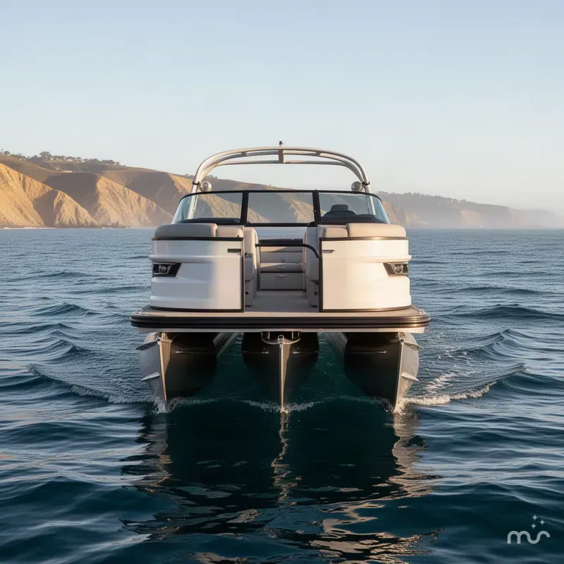 Slide: The Image of Tahoe 27' Grand Tahoe LTD Flex Lounge Windshield Twin 425HP Mercury V10's & Joystick Controls! 2027 - 2
