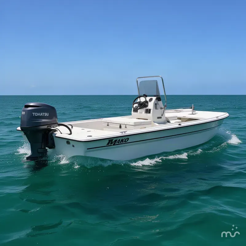 The Image of Mako Pro Skiff 16 with newer TOHATSU 2012 - 0