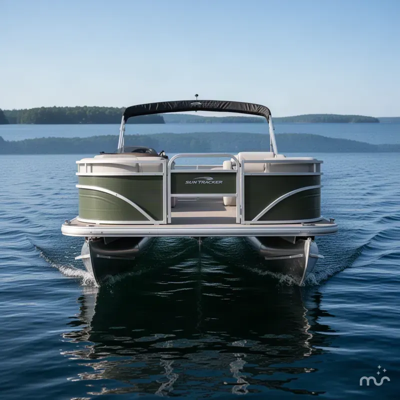 Slide: The Image of Sun Tracker Fishin' Barge 22 DLX 2027 - 1