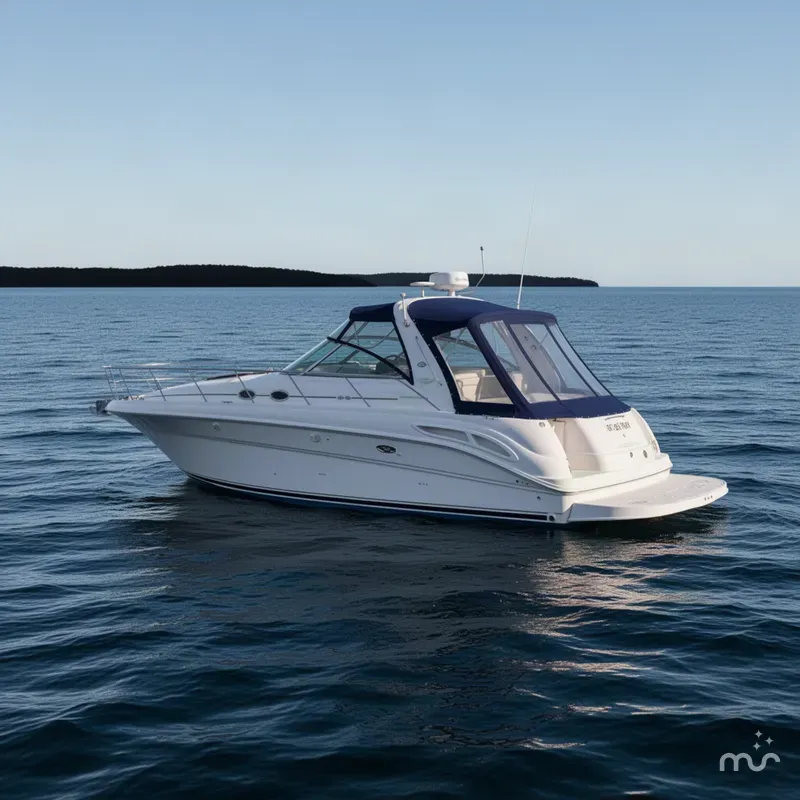 Slide: The Image of Sea Ray 410 Sundancer 2000 - 1