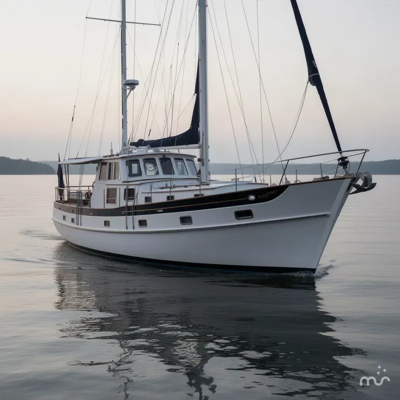 The Image of Cheoy Lee 52 Motorsailer 1980 - 0