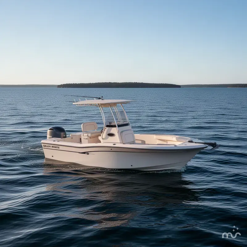 Slide: The Image of Grady-White Fisherman 230 2014 - 2