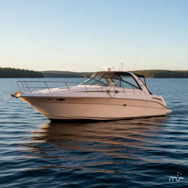 Slide: The Image of Sea Ray 410 Express Cruiser 1999 - 2