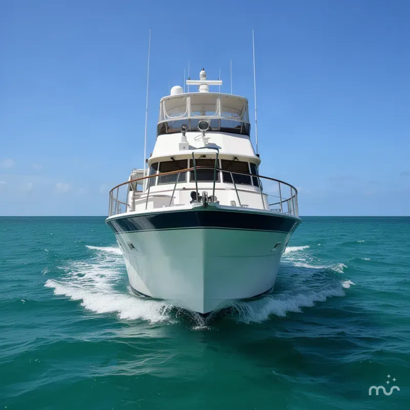 Slide: The Image of Hatteras 48 Long Range Cruiser 1978 - 1