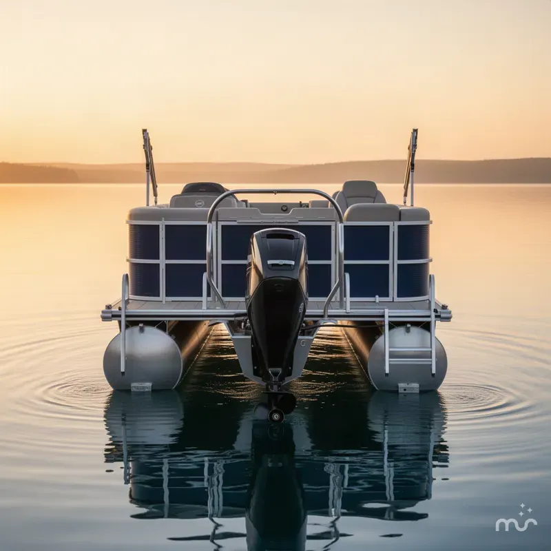 Slide: The Image of Lund LX220 Pontoon 2020 - 1
