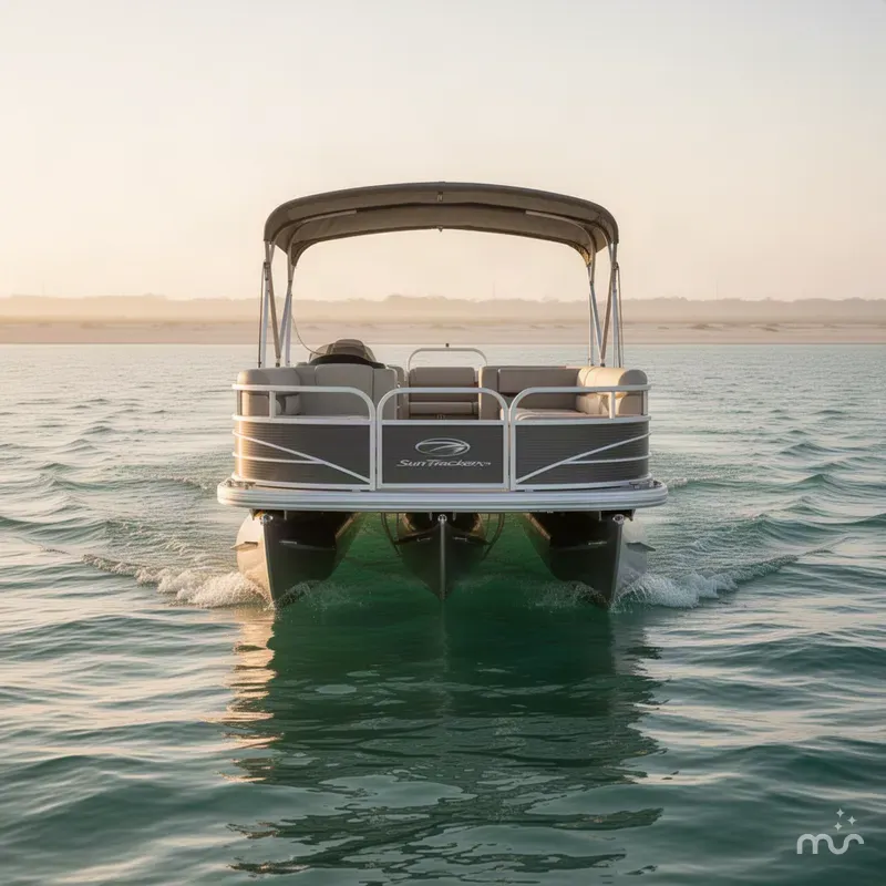 Slide: The Image of Sun Tracker Fishin' Barge 22 DLX 2019 - 2