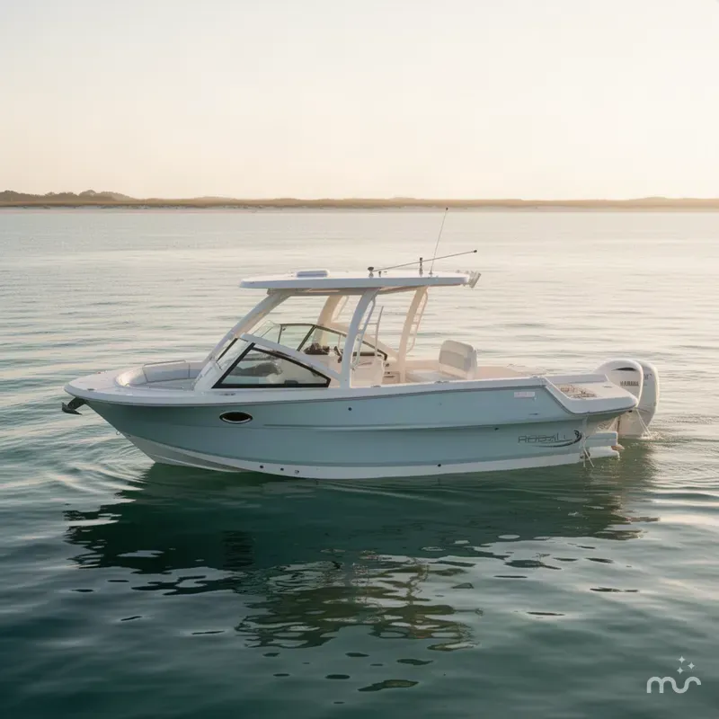 Slide: The Image of Robalo R257 Dual Console 2026 - 2