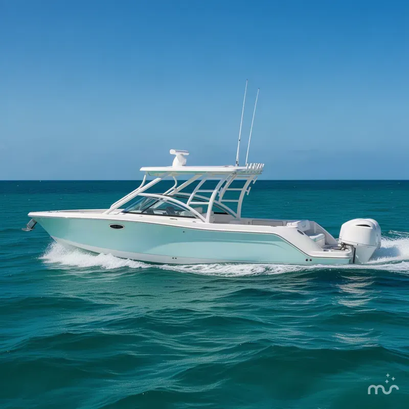 Slide: The Image of Robalo R317 Dual Console 2027 - 2