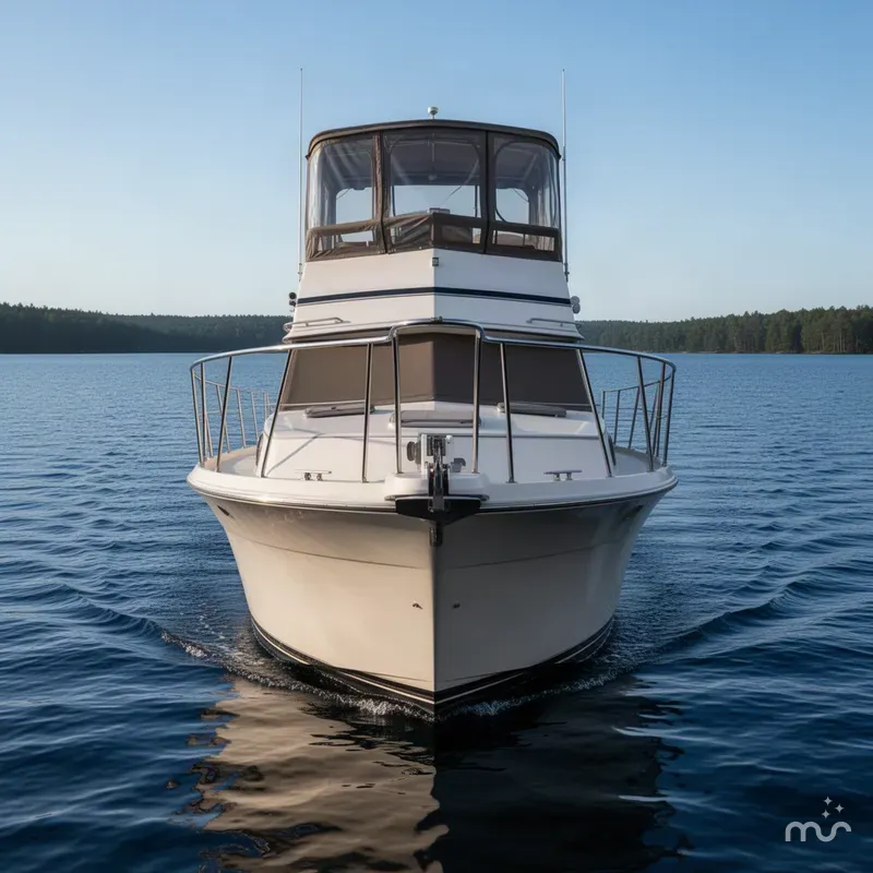 Slide: The Image of Carver Yachts 3607 Aft Cabin Motor Yacht 1989 - 2